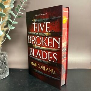 Five Broken Blades First Edition | Mai Corland Hardcover Sprayed Edges | Fantasy